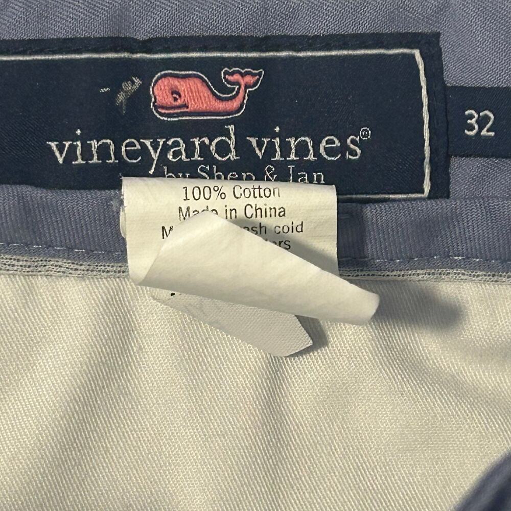 Vineyard Vines men's blue embroidered logo cotton shorts size 32 X 7 - Picture 5 of 7
